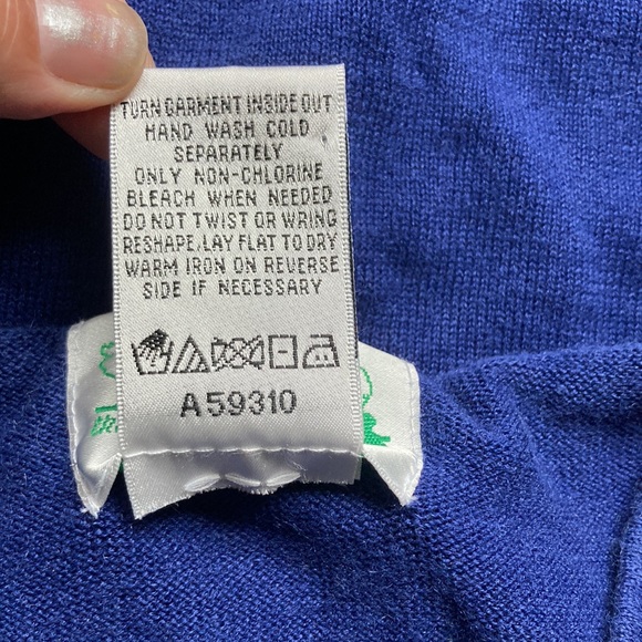 THE QUACKER FACTORY Embroidered Embellished Christmas Blue Sleeveless Sweater XL - Picture 12 of 13